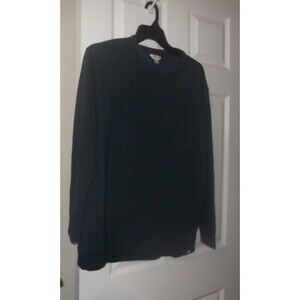 Orvis Women's Cozy Pullover Sweatshirt Green Size Large Crew Neck Round Hem